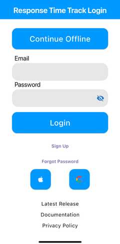 Login button